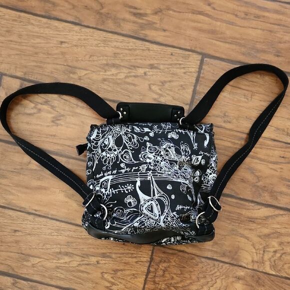 Sakroots Black and White Floral Bag - Picture 5 of 8